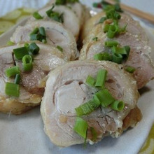 レンジと塩麹で簡単うま♪ 塩鶏チャーシュー