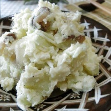 お酒に合わせたいポテサラ♪ いぶりがっことクリチのポテトサラダ