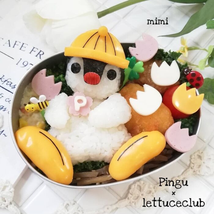 ピカピカの幼稚園♪ピンガで入園弁当