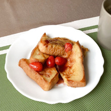 ❤︎いちごソースがけ❤︎豆乳フレンチトースト