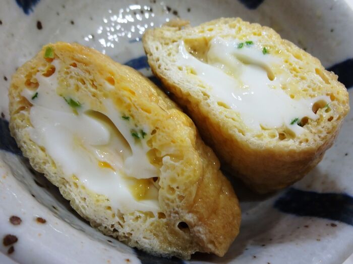 揚げ巾着タマゴ❤ おかずに♪お弁当に♪おつまみにど~~ぞ♪