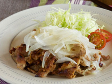 新玉ねぎがたっぷりでおいしい♪豚肉の生姜焼き