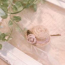 ペットボトルの蓋でミニカンカン帽のヘアピン