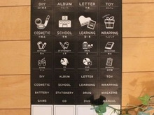 100均ラベルシールでスッキリと♪