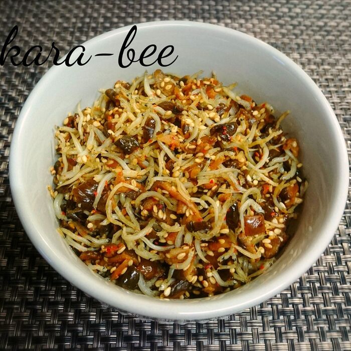 ご飯が進む♪キューちゃんとしらすのピリ辛ソフトふりかけ