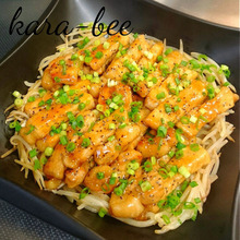 厚切り肉でガッツリ♪にんにくレモンバター醤油トンテキ