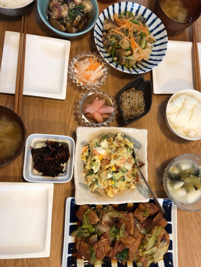 とりあえず今日のごはん完成!