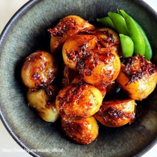 ♡レンジde時短♡新じゃがのおかかバター醤油♡
