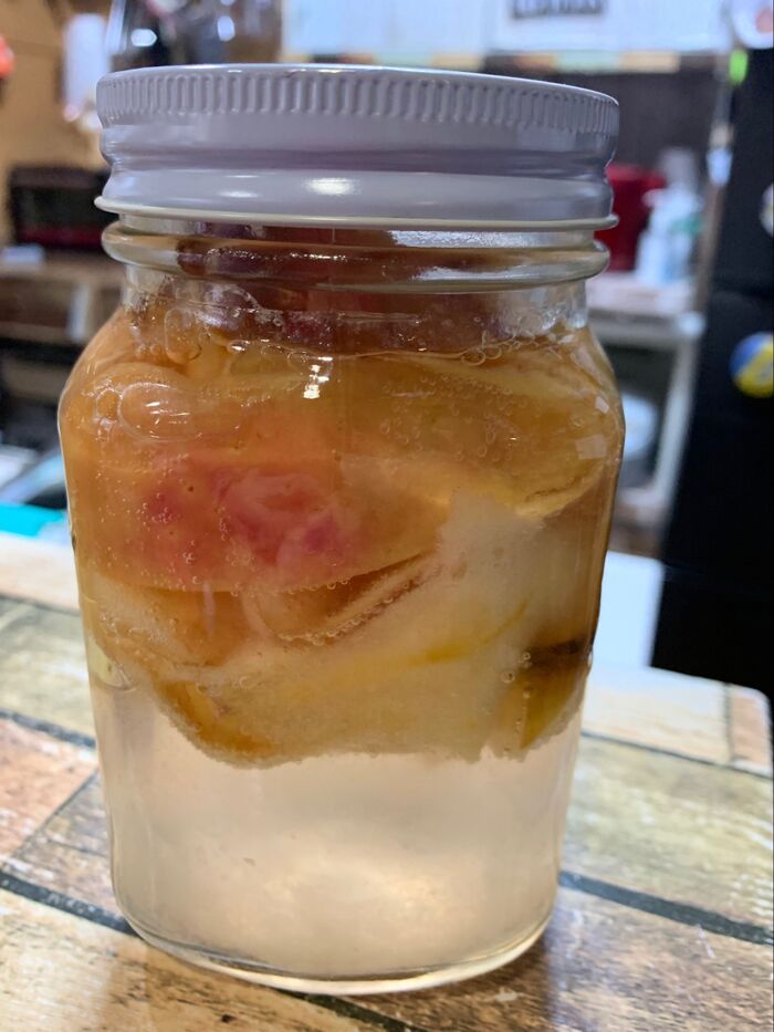 天然酵母液作り