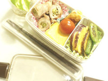 中学生になった四女のお弁当箱★ニトリ「ランチボックス Cランタス」