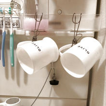 1秒で解決‼️洗面所のコップ収納‼️