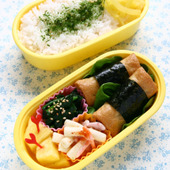 新生活応援!簡単ランチレシピ「のり春巻弁当」