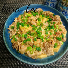 旬のたけのこでウマッ♪ビールが進む!たけのこと豚コマの中華風辛味噌炒め