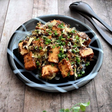 給料日前のお助けメニュー!厚揚げとひき肉の味噌炒め