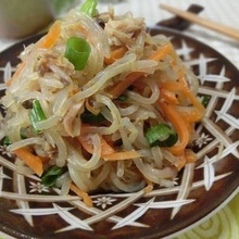 さば缶の残りでヤミツキ副菜☆ さばとしらたき人参の醤油炒め