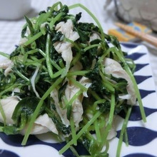 3分ヤミツキ副菜☆ ささみと豆苗のナムル