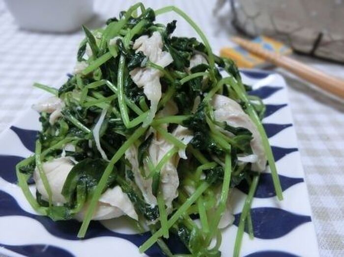 3分ヤミツキ副菜☆ ささみと豆苗のナムル