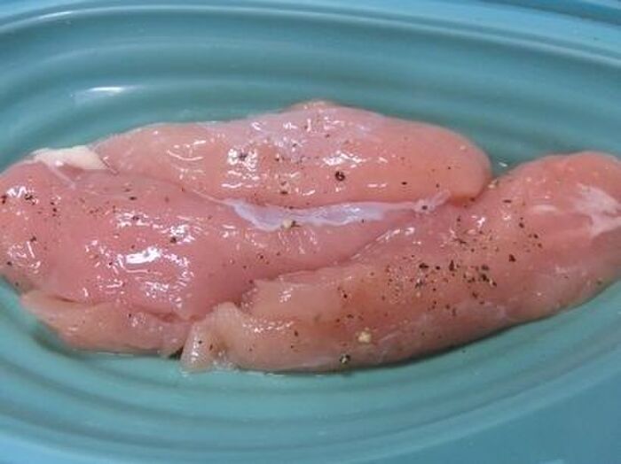 1.ささみをレンチンする