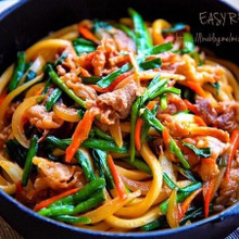 ♡一気に混ぜて♡超簡単プルコギうどん♡