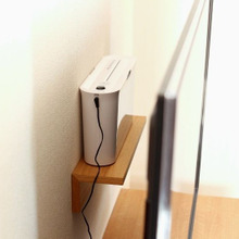 狭いリビングでもできる!無印と真っ白シュレッダーで、コンパクトな書類整理コーナーができました!