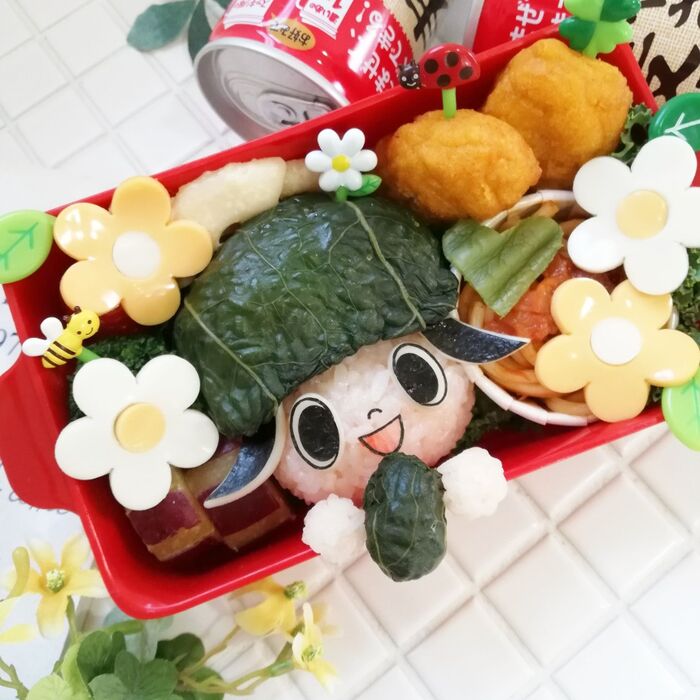 めはり寿司なグリーンダカラちゃんで遠足弁当