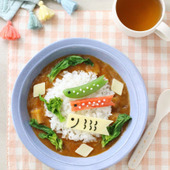子どもと作る♪春野菜のこいのぼりカレー