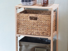 電動工具なし!ニトリ棚で10分でできる洗面所の収納ワゴン!