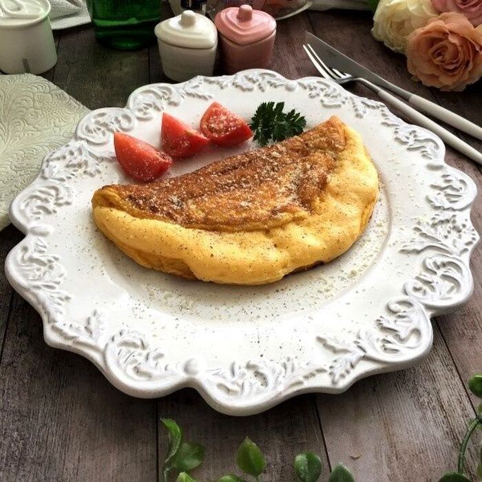シュワ~とふんわりイタリアンなモンサンミッシェル風オムレツ