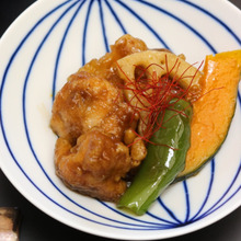 鶏肉の揚げ出し。