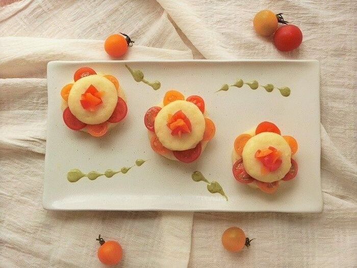 ポテトサラダのフリルケーキ