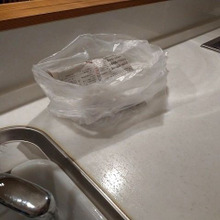 水分対策をしたカンタンごみ箱