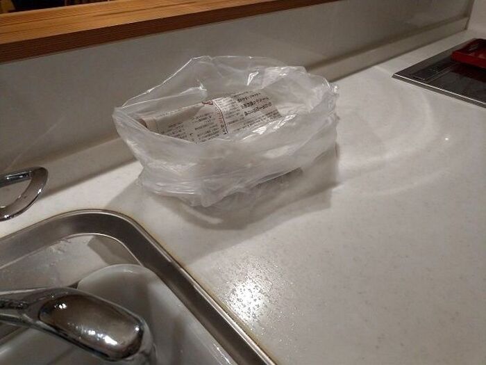 水分対策をしたカンタンごみ箱