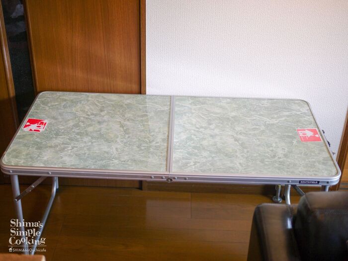 残念な昔ながらのキャンプテーブルはこれだーっ!