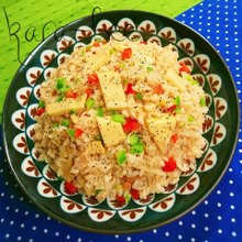 簡単お釜にポン♡パスタソースで絶品たけのこピラフ