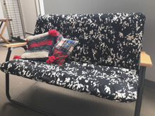 赤ちゃん布団のリメイクで!キャンプベンチカバー作り