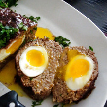 黄身とろミートローフ