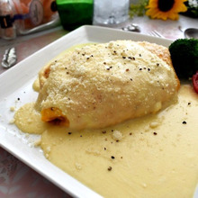 チーズと卵でダブルとろ~りな濃厚チーズオムレツ!★イタリアン★