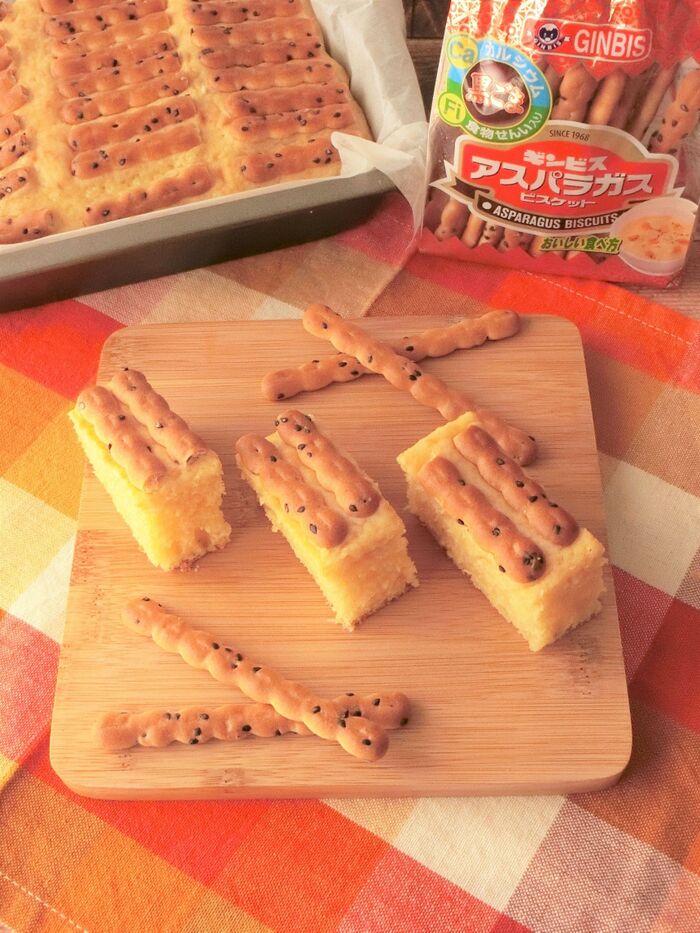 ホケミで簡単★スティックケーキ