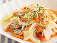 便利な野菜だし使用♪【ししゃものエスカベッシュ】