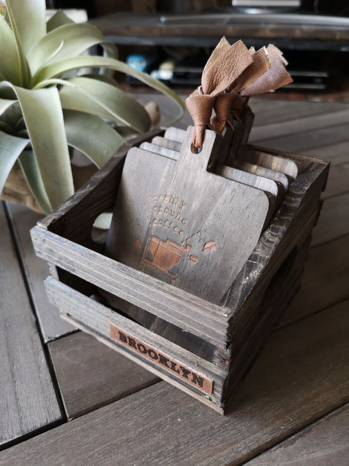 自分だけのコースターケースの完成