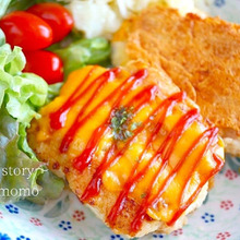 味付け不要!柔らかムネ肉の『チーズチキン』2つの食感が楽しめる♪