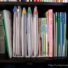 教科書たくさんでも大丈夫!忘れ物も防止するスッキリ収納。