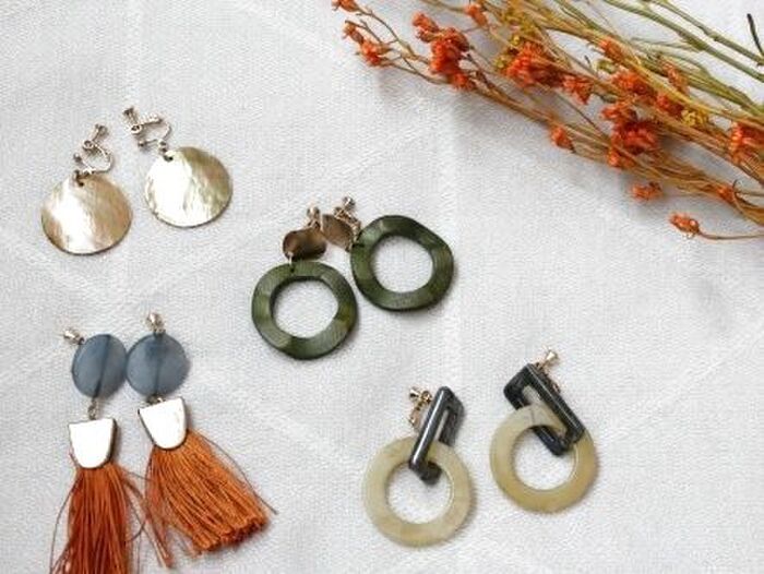 イヤリングも旅のお供に♪