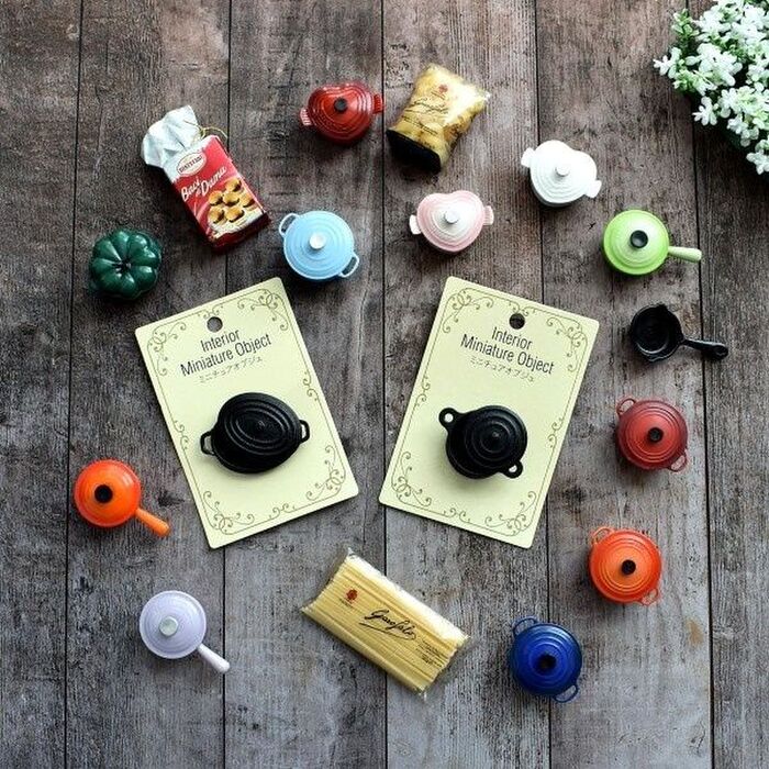 大人がハマってしまう~セリアのミニチュアストウブ風鍋