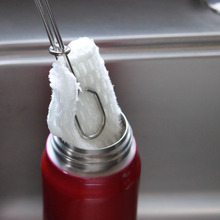 ボトル洗いにピッタリの組み合わせを発見!水だけでピカピカに。