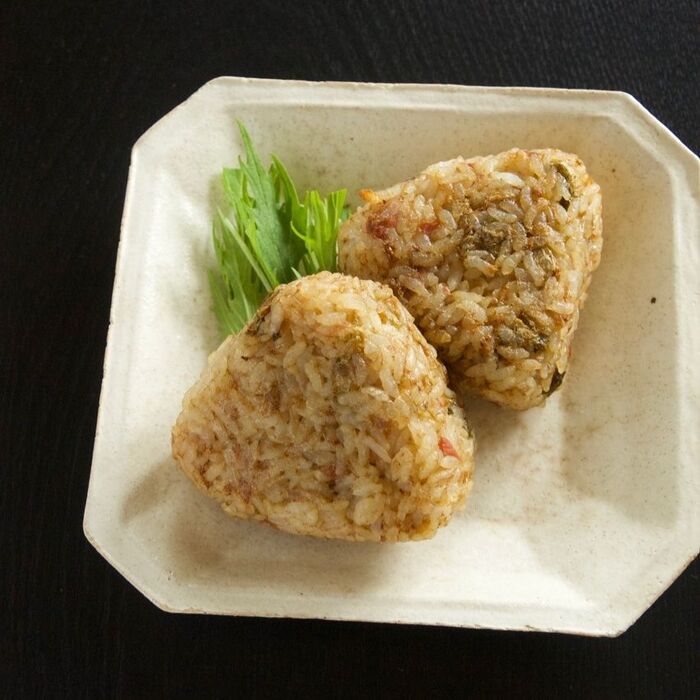 2 焼きおにぎりにします