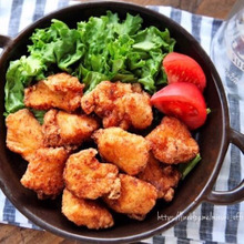 ♡焼肉のたれde超簡単♡鶏むね肉の唐揚げ♡