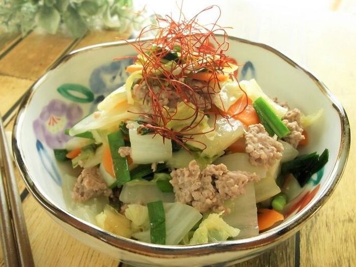 盛りつけて完成!