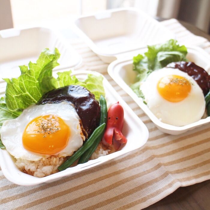 ロコモコ丼弁当
