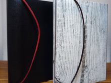 お洒落な『木と革のブックカバー』が100均リメイクシートで作れちゃう☆